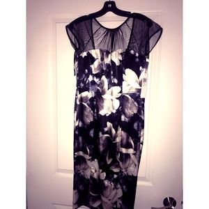 Maggy London Illusion Yoke Dress